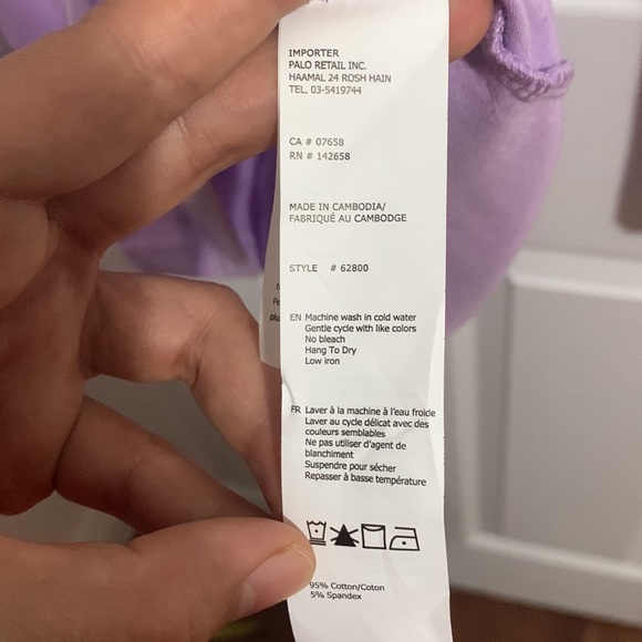 Essentials size L purple lavender - Picture 3 of 4